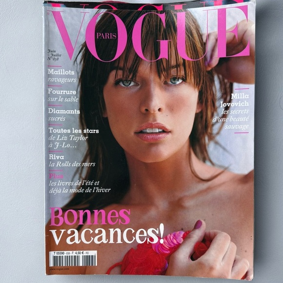 VOGUE Paris 838 Juin 2003 Ward Milla Sims Feurer Riva Testino - Picture 1 of 1